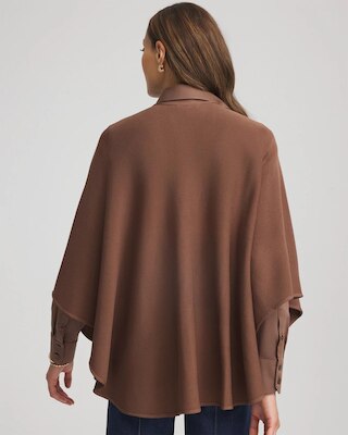 Crepe Open-Front Ruana click to view larger image.