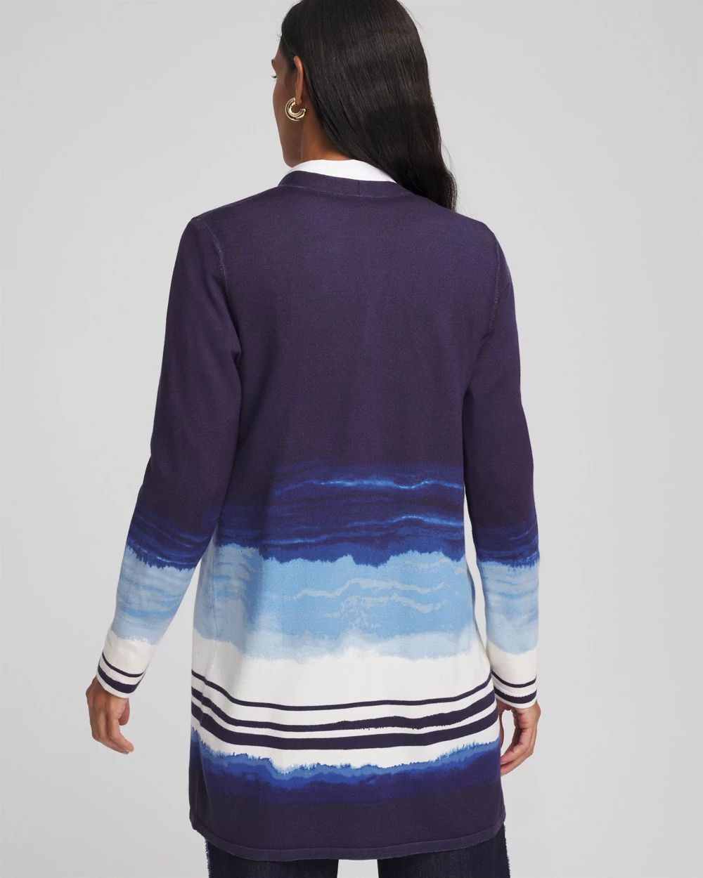 Stripe Ombre Duster Cardigan