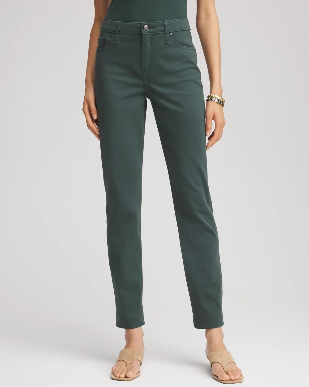 Girlfriend Slim Ankle Jeans