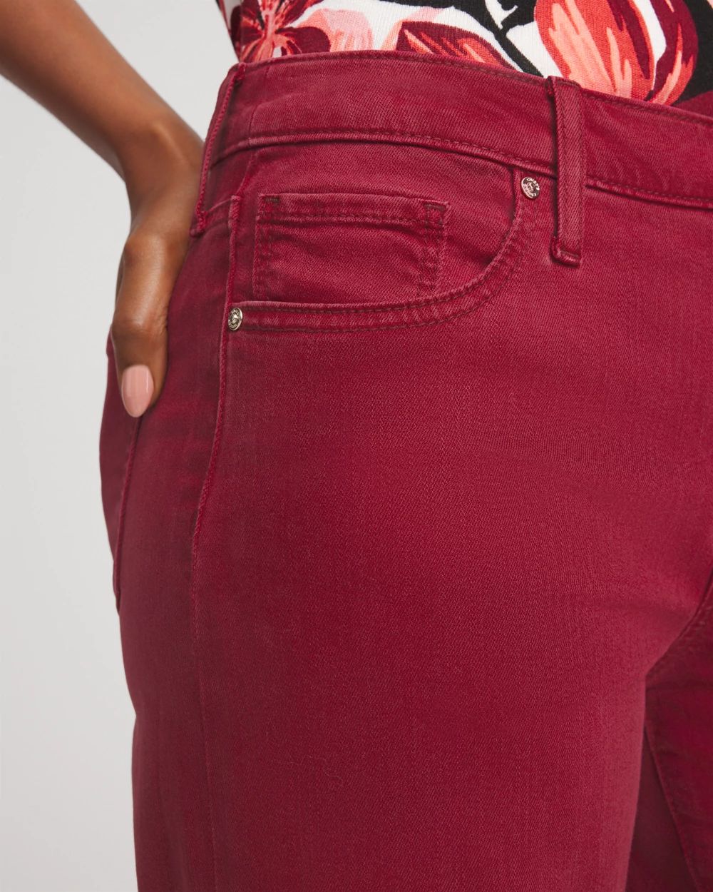 Girlfriend Wide-Leg Crop Jean click to view larger image.