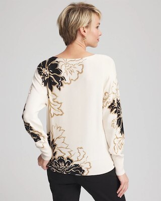 Ella Dolman Artisanal Pullover Sweater click to view larger image.