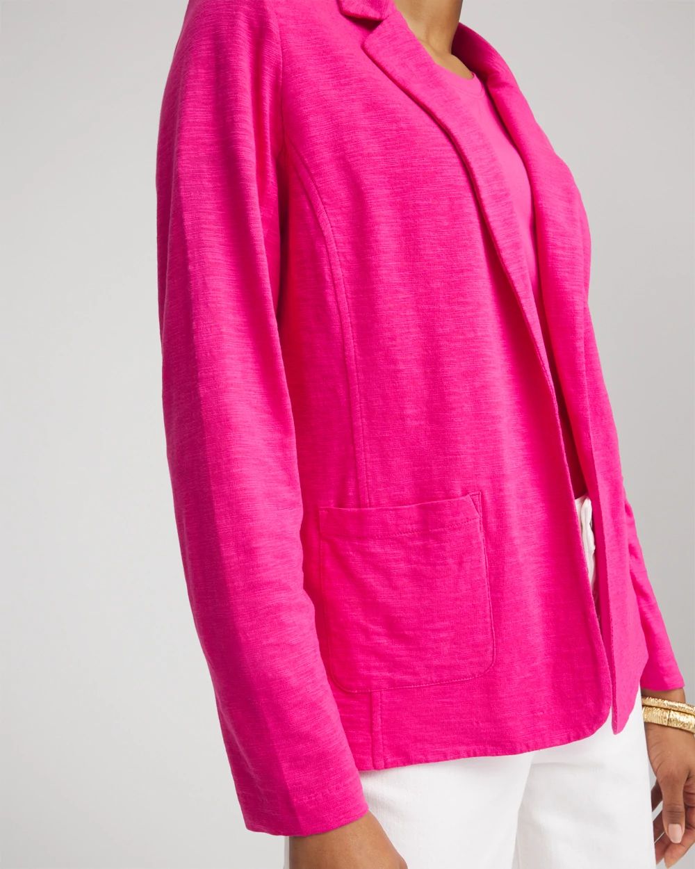 Slub Knit Blazer click to view larger image.