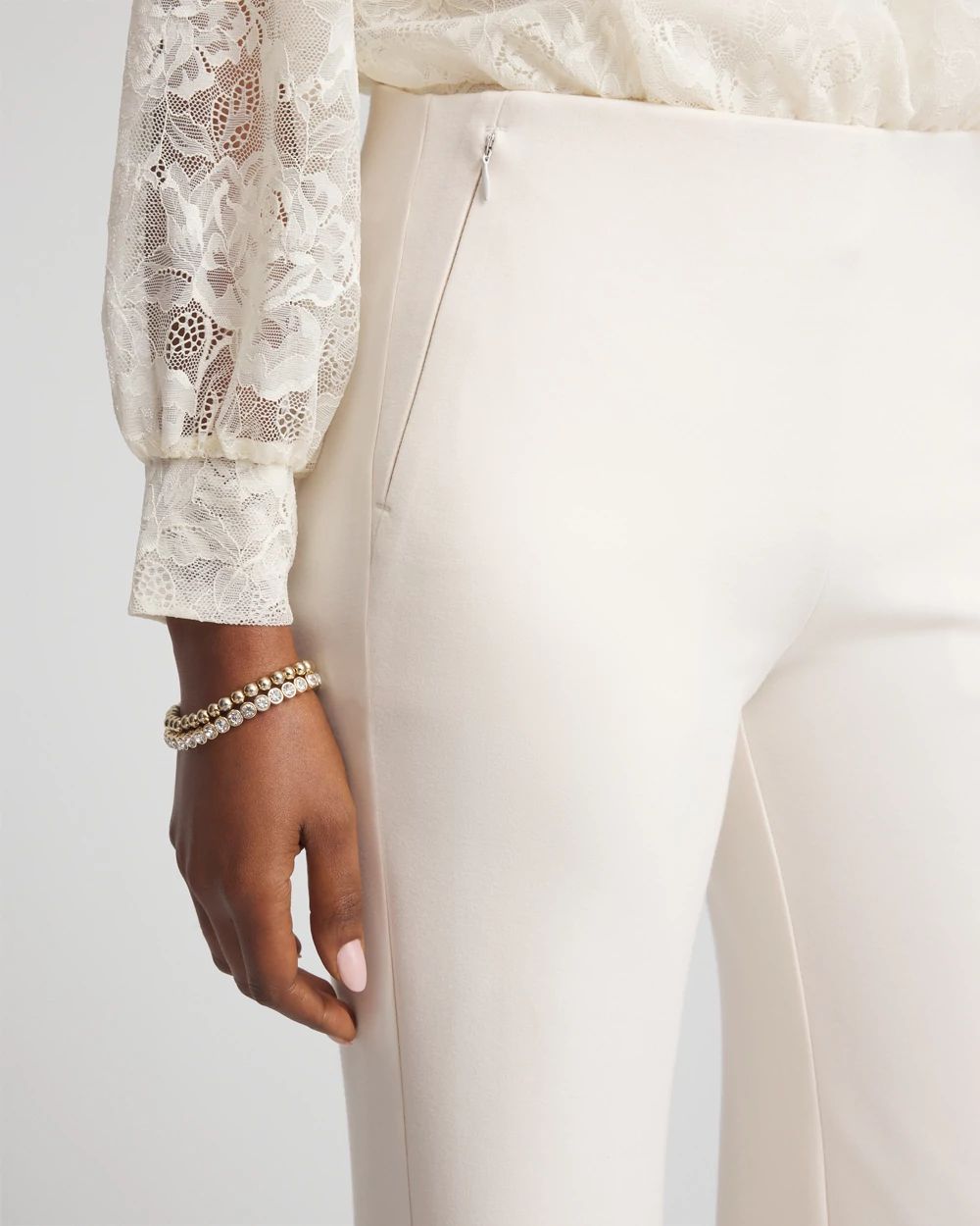 Juliet Slim Full-Length Ponte Pants