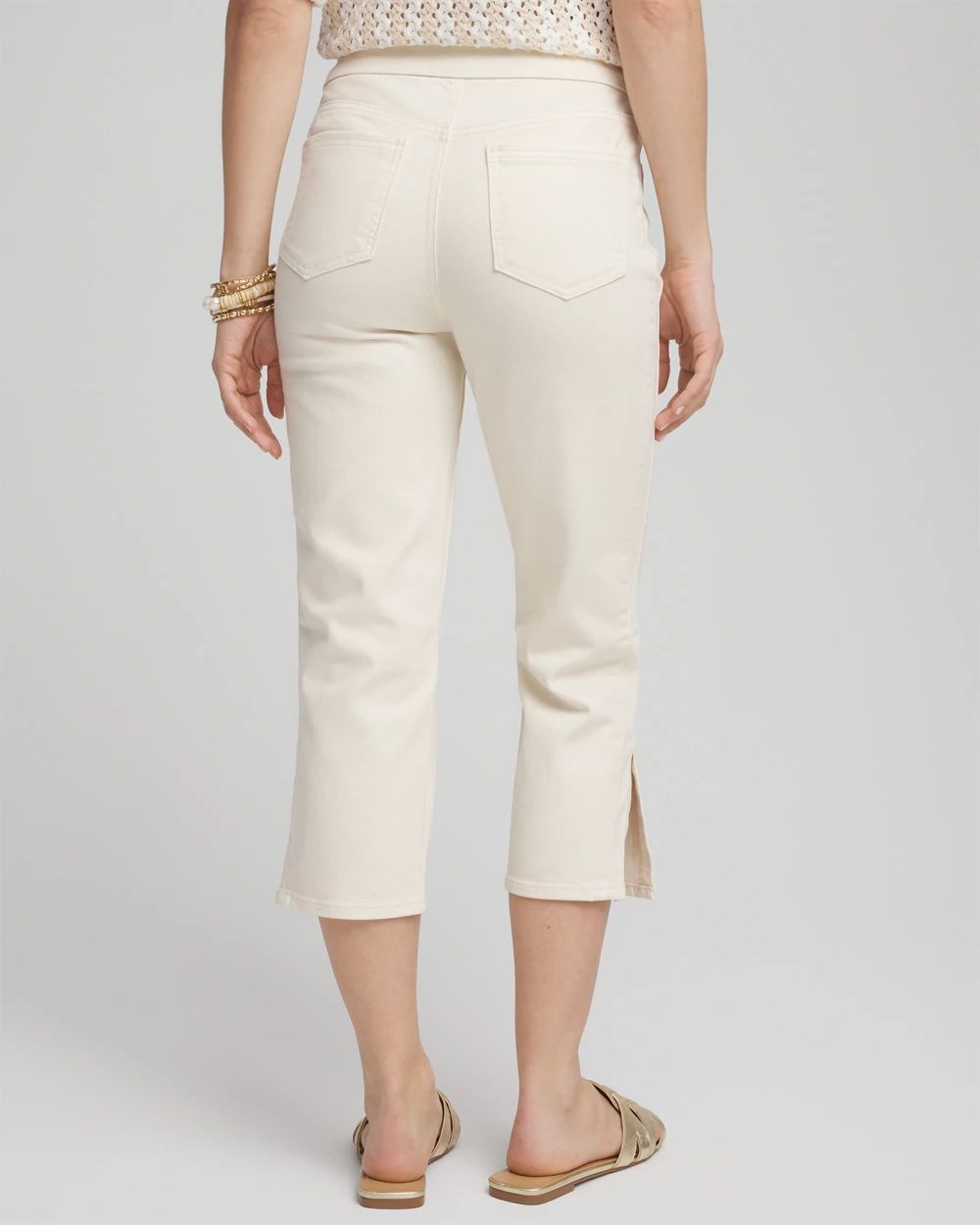 19" Pull-on Capri Jeans click to view larger image.