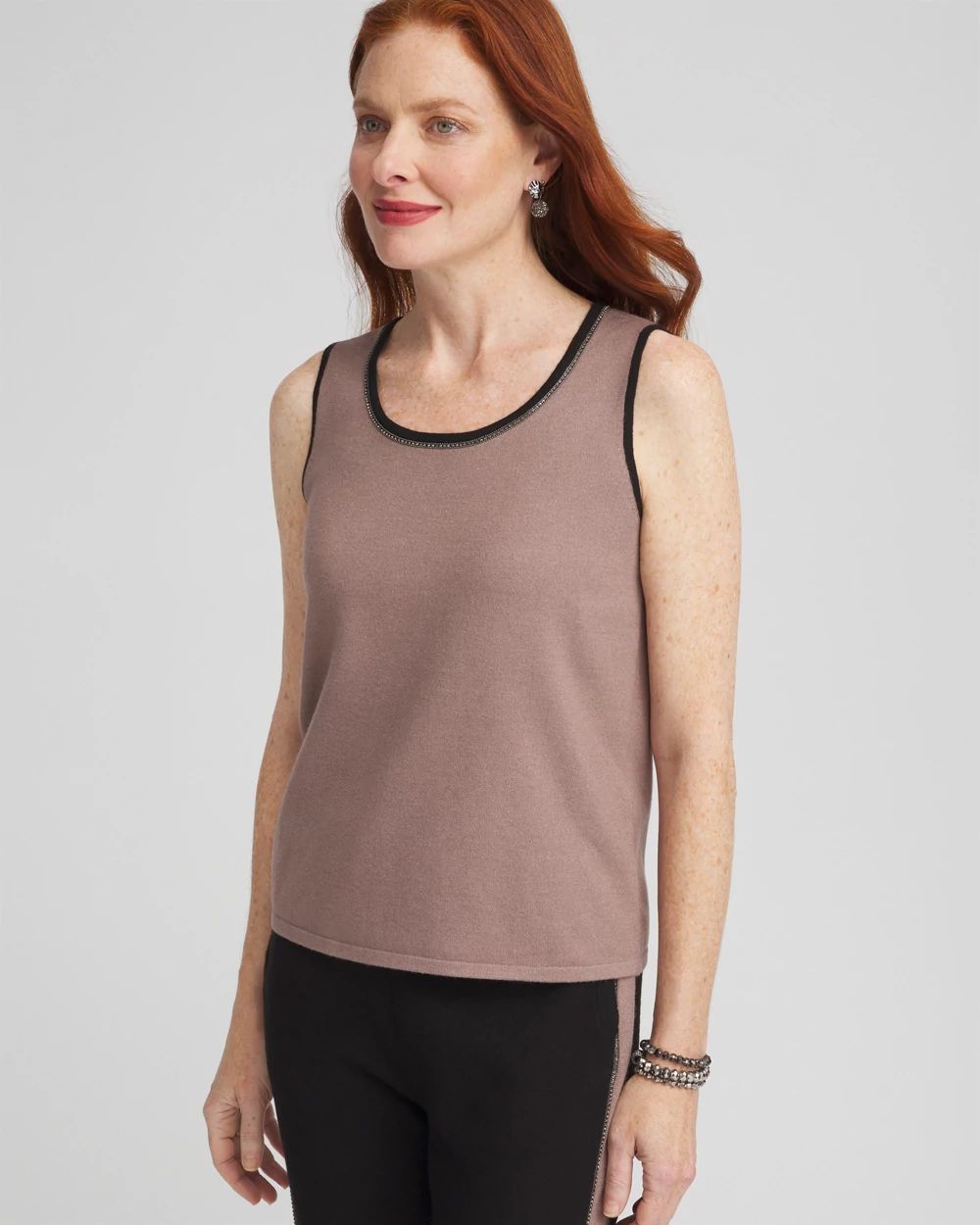 Zenergy® Luxe Cashmere Blend Ballchain Tank