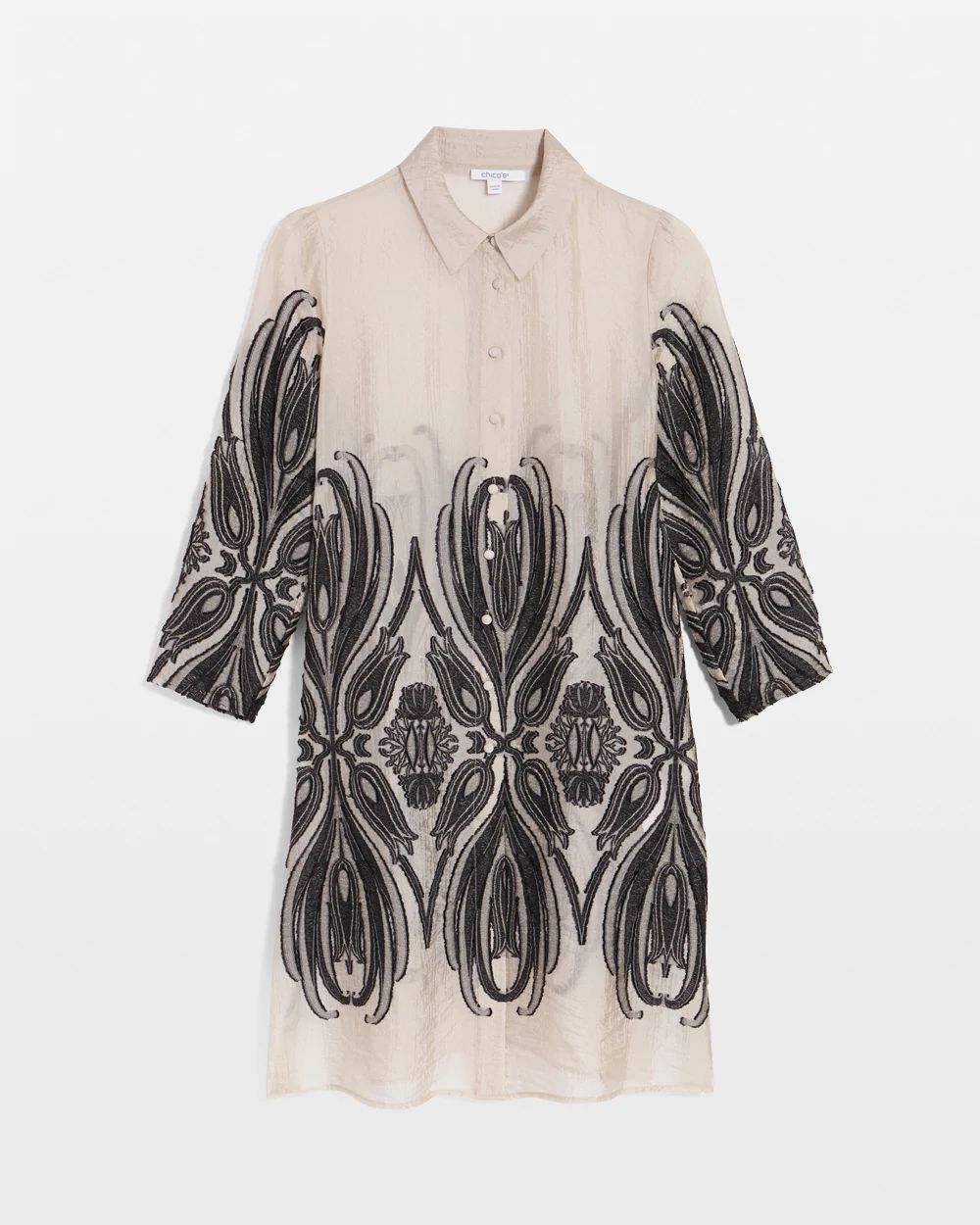 Travelers™ Collection Embroidered Topper click to view larger image.