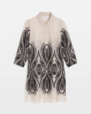 Travelers™ Collection Embroidered Topper click to view larger image.