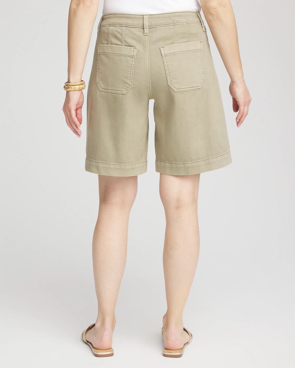 Denim Trouser Shorts click to view larger image.