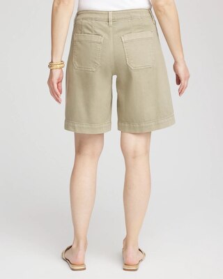 Denim Trouser Shorts click to view larger image.