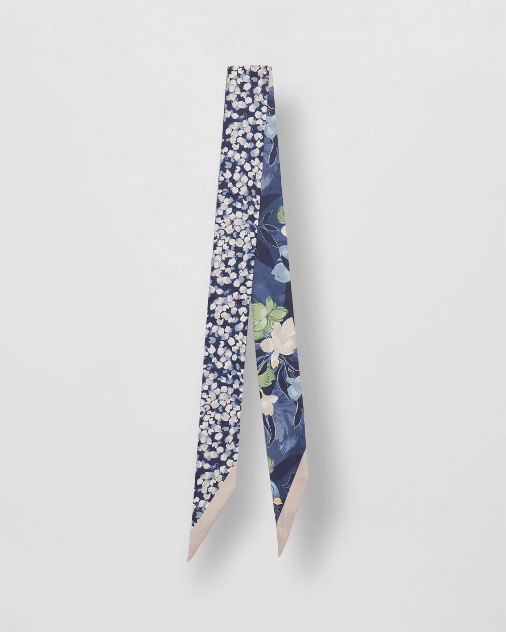 Printed Woven Skinny Scarf
