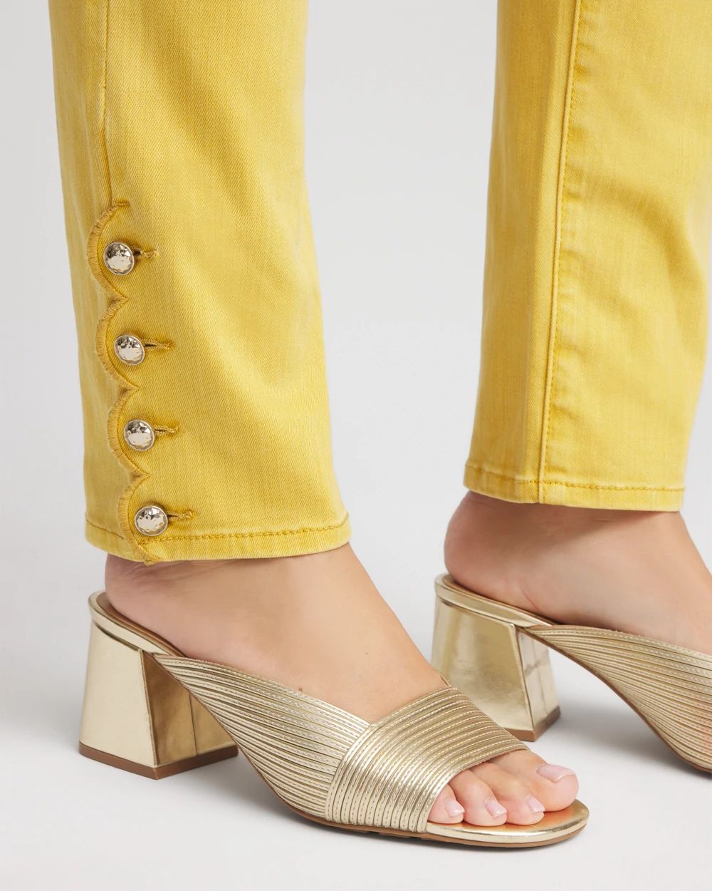 Petite Girlfriend Slim Ankle Jeans