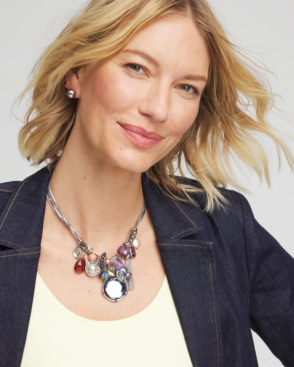 Short Aurora Charm Necklace