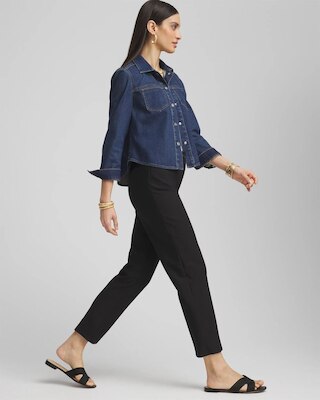Lightweight Juliet Straight Ankle Pants click to view larger image.