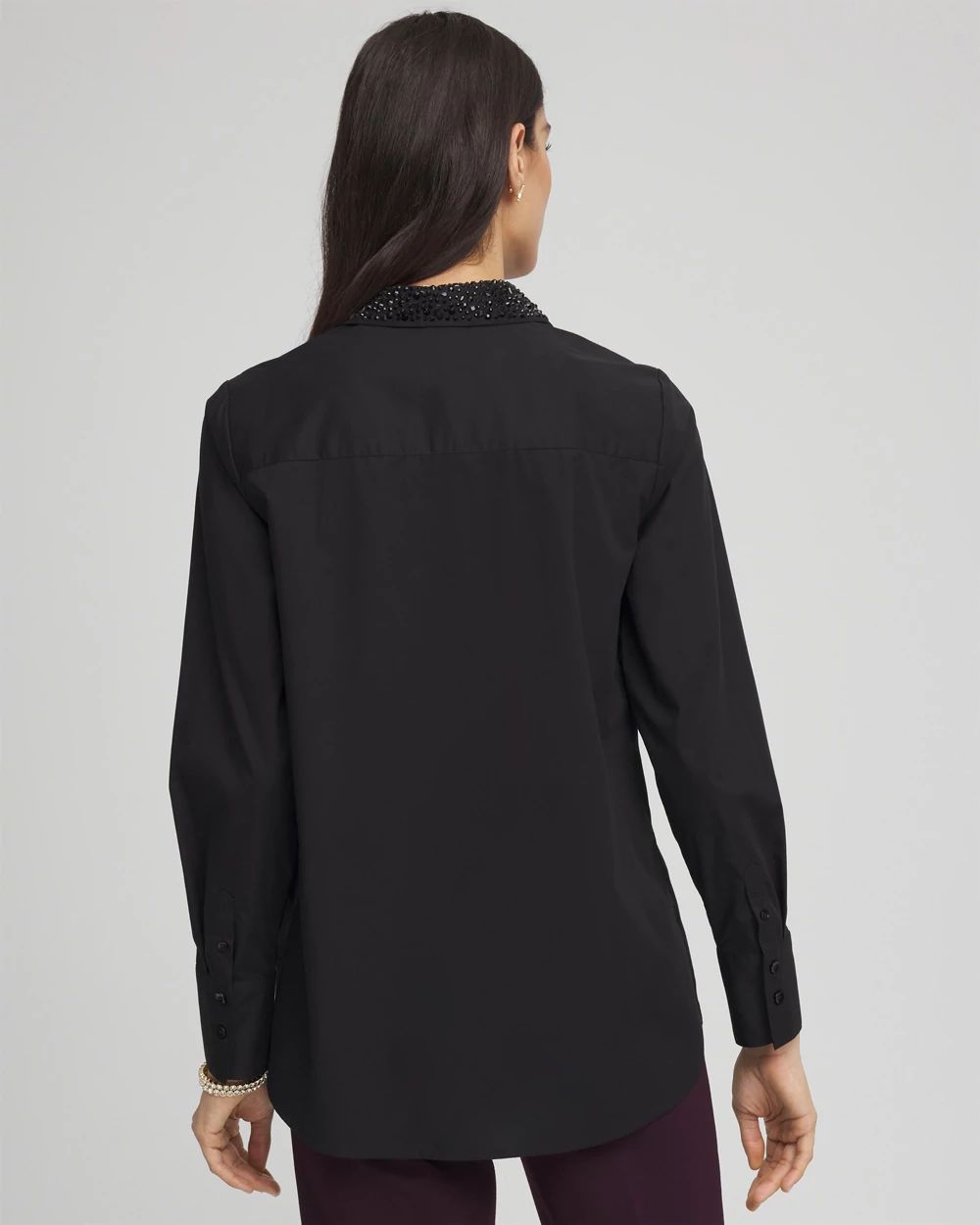 Tonal Jewels Poplin Shirt