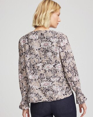 Bloom Crinkle Bodre Top click to view larger image.