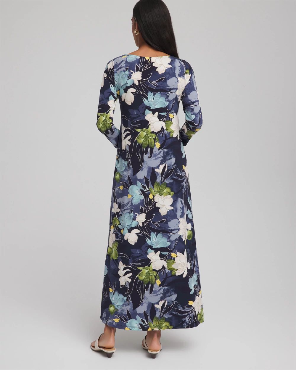 Dance Boatneck Column Maxi Dress