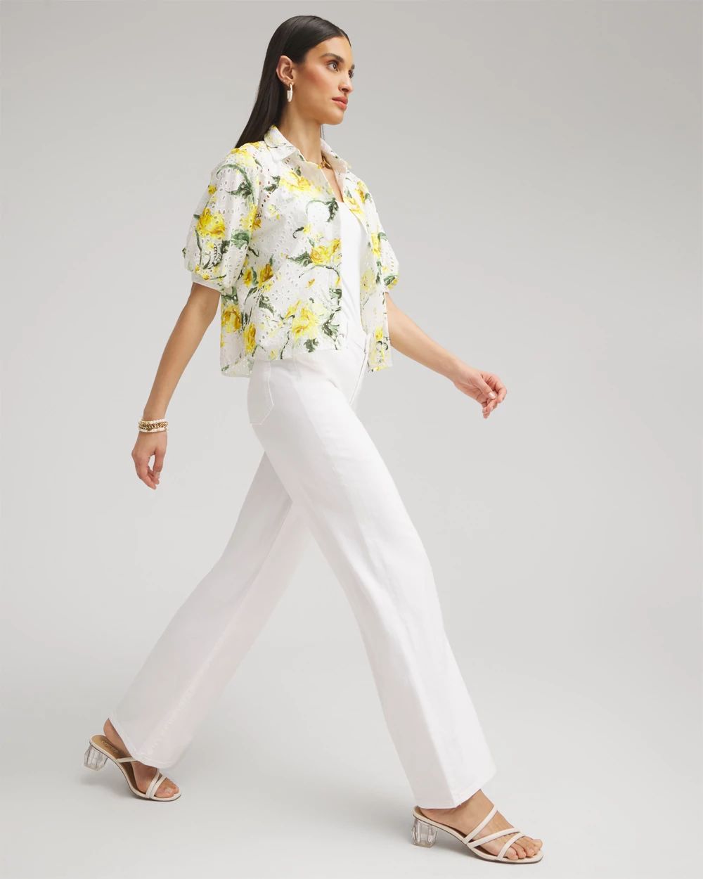 High Rise Wide Leg Jeans