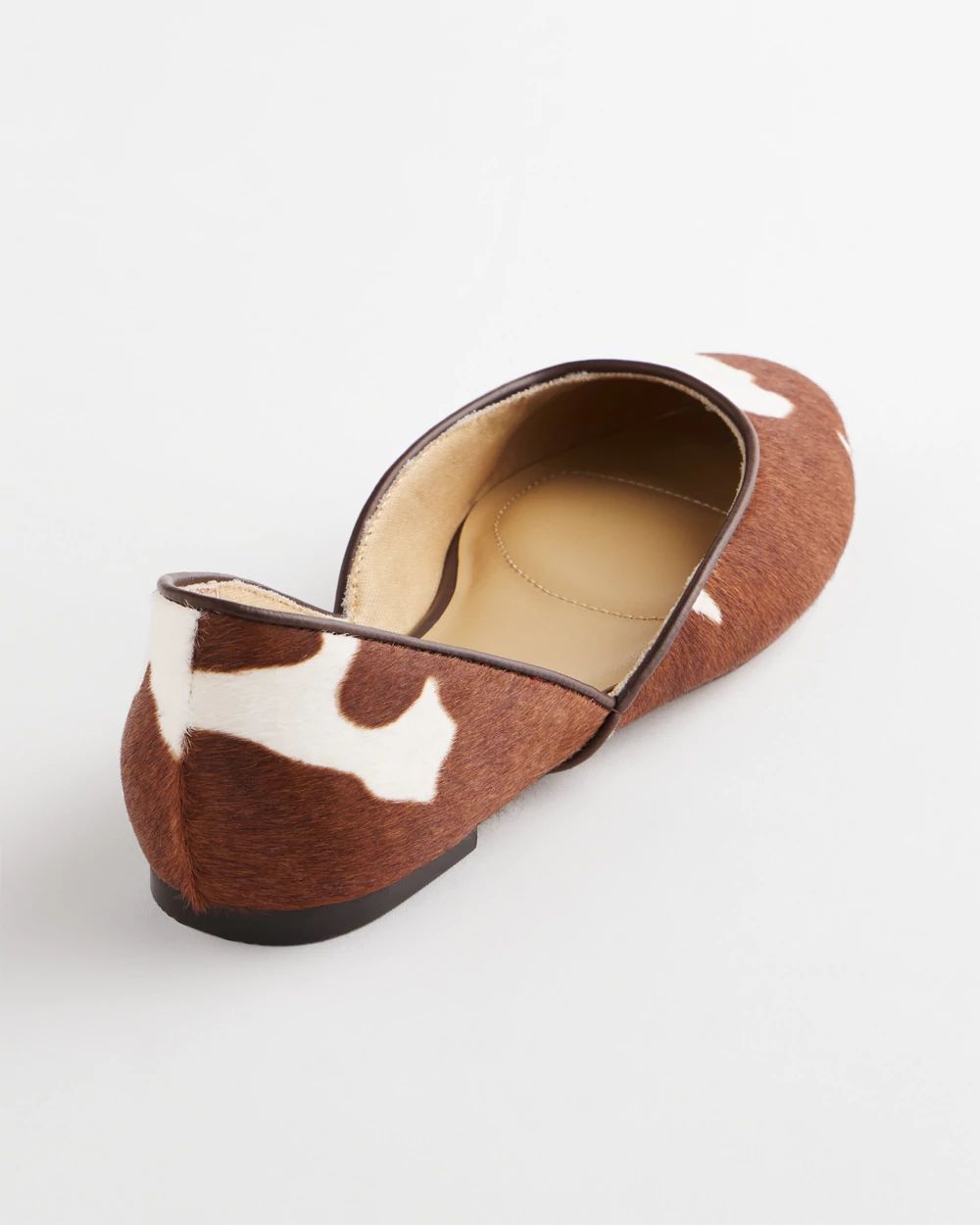 Sophie Pony Haircalf Leather Flats