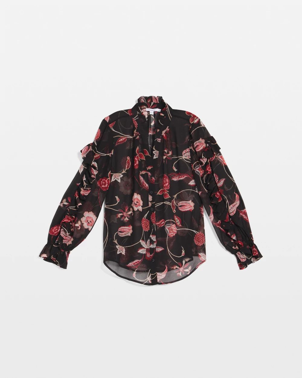 Georgette Celtic Blooms Blouse click to view larger image.