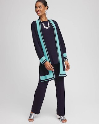 Travelers™ Collection Open-Front Cardigan click to view larger image.