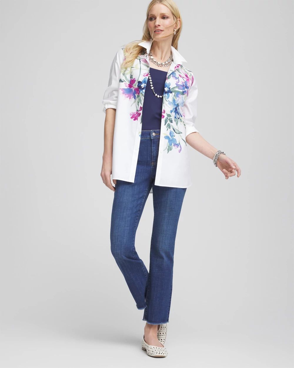 Contour Cotton™ Square Neck Tank click to view larger image.