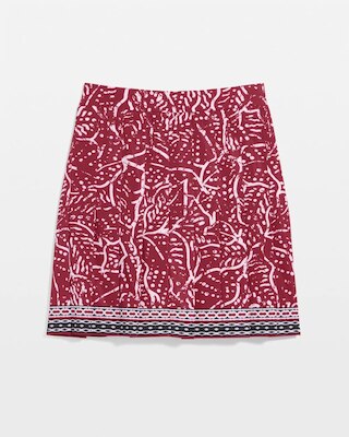 Zenergy® UPF Pleated Floral Skort click to view larger image.