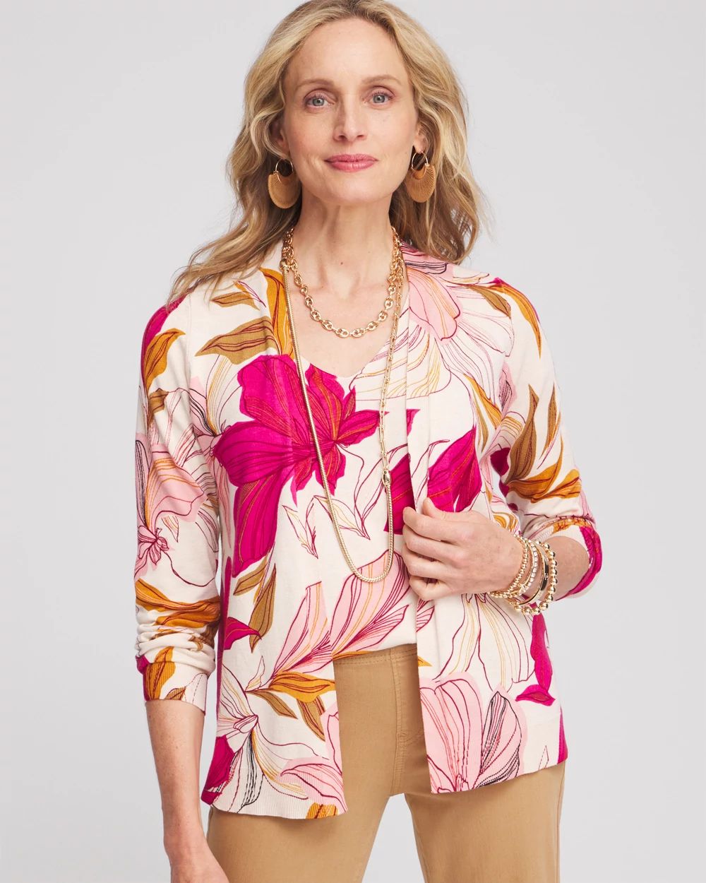 Blooms Long Sleeve Cardigan