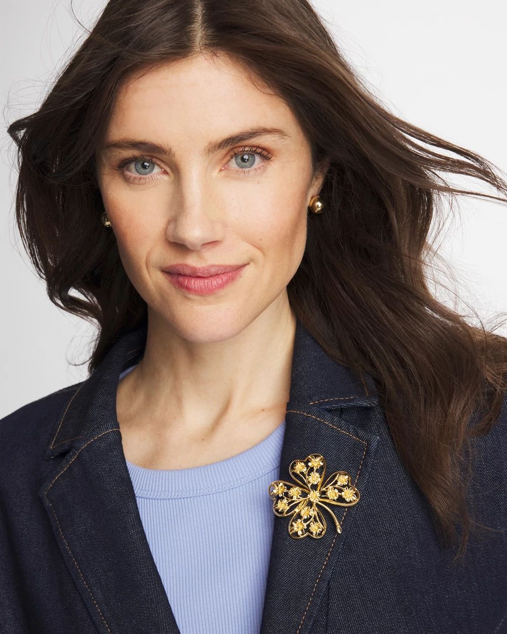 Clover Brooch