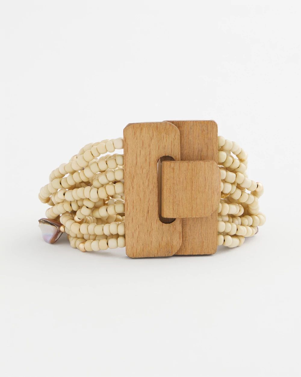 Layered Bead & Abalone Bracelet click to view larger image.