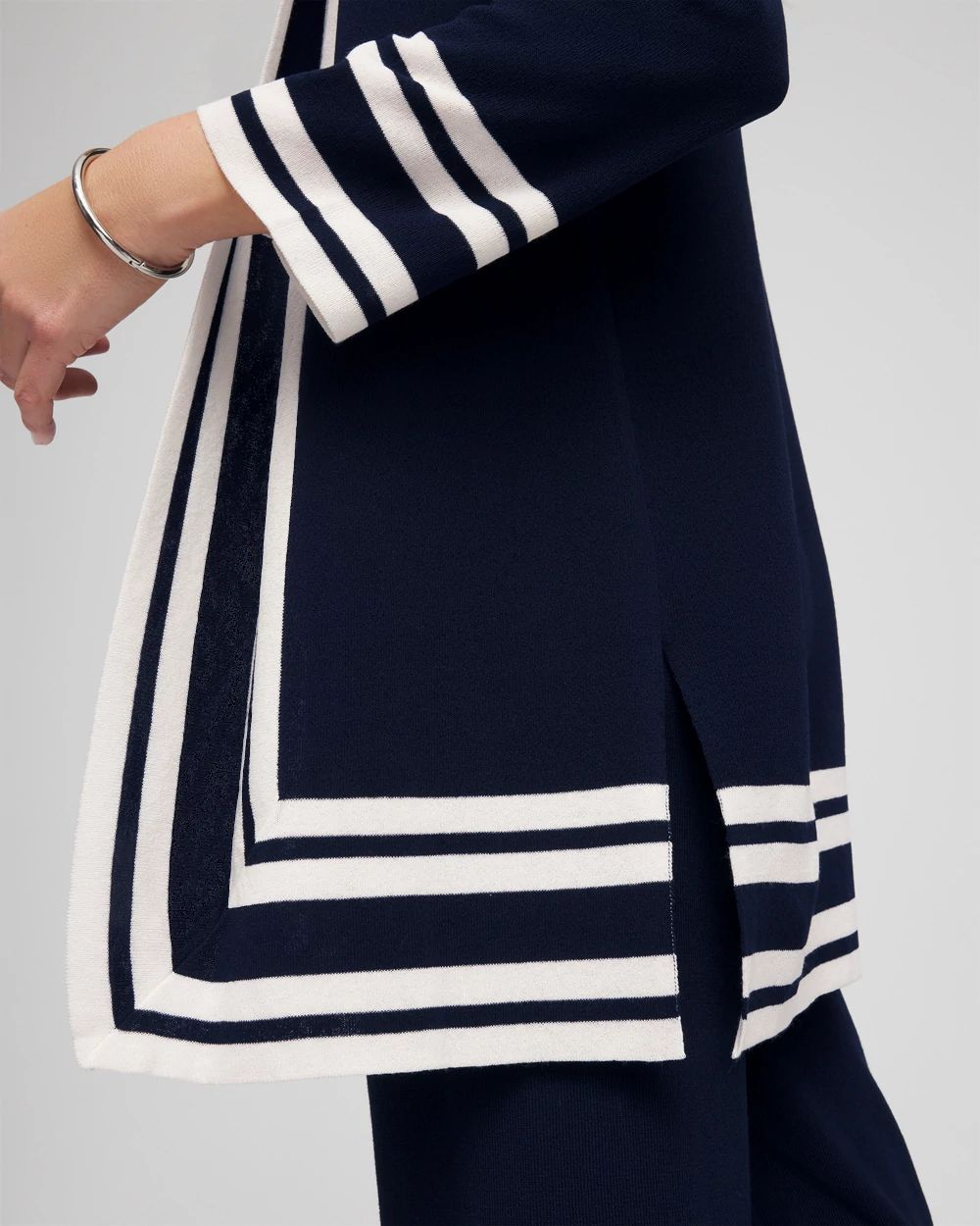 Travelers™ Contrast Border Cardigan click to view larger image.