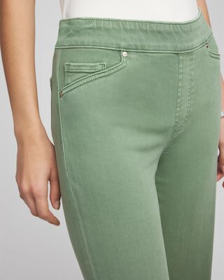 Relaxed-Leg Pull-On Jeans click to view larger image.