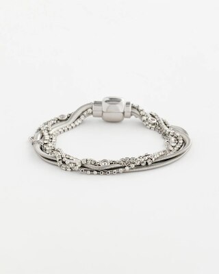 Silvertone Multistrand Bracelet