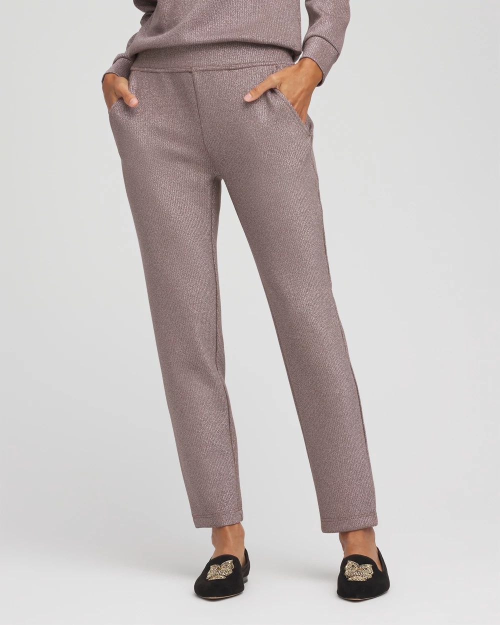 Zenergy® Sparkle Tapered Ankle Pants