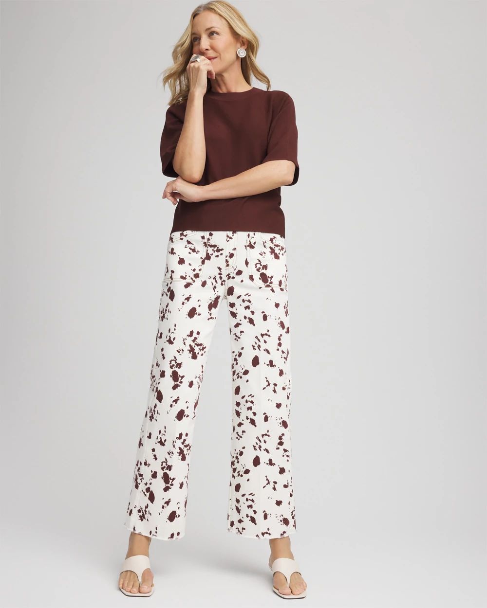 Pampas Pony Pull on Wide Crop click to view larger image.