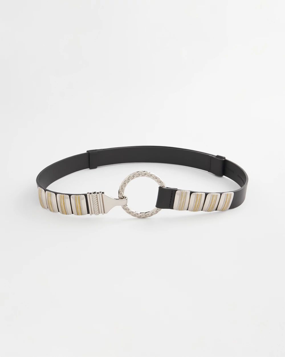 Mixed Metal Clasp Belt