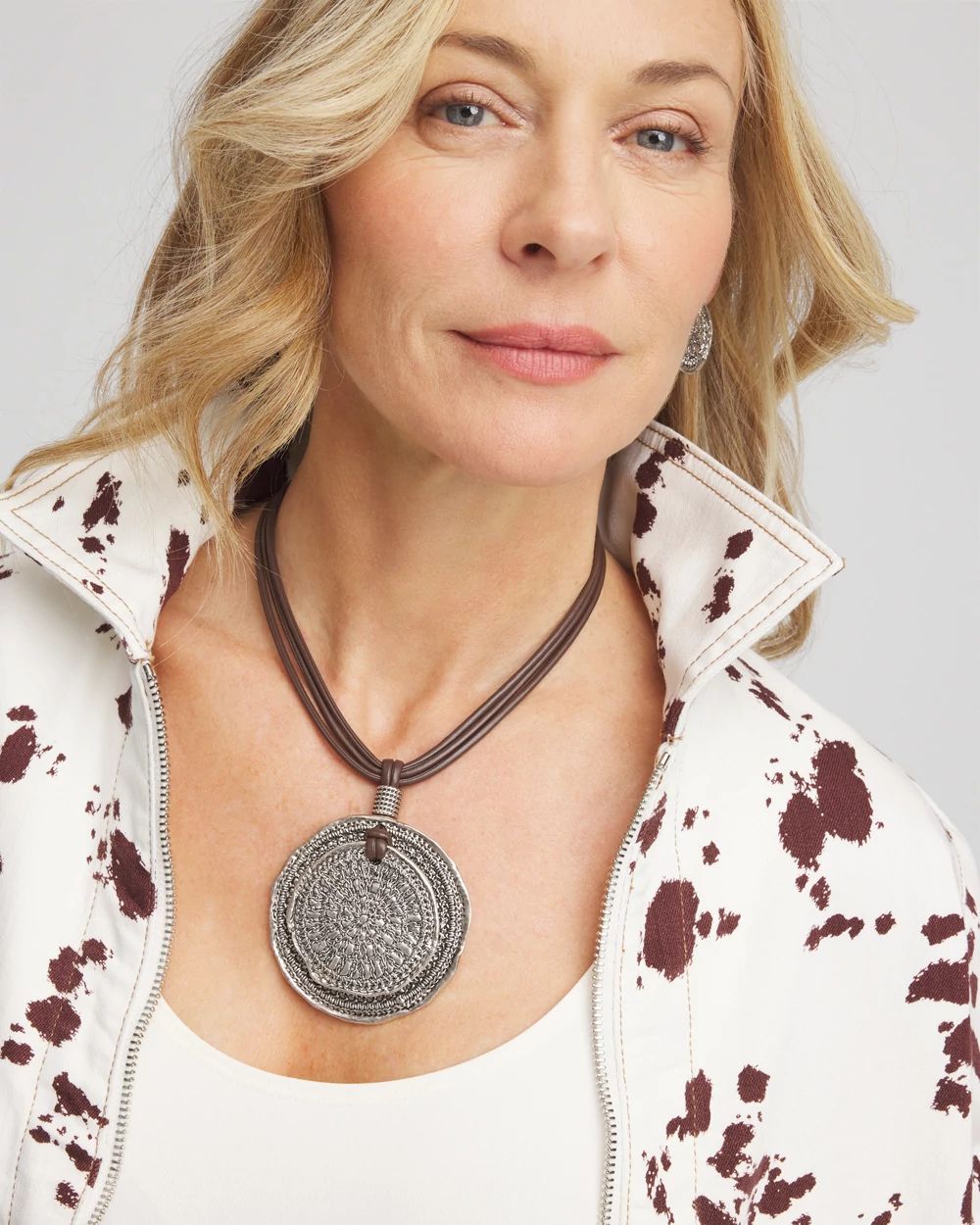 Medallion Pendant Necklace