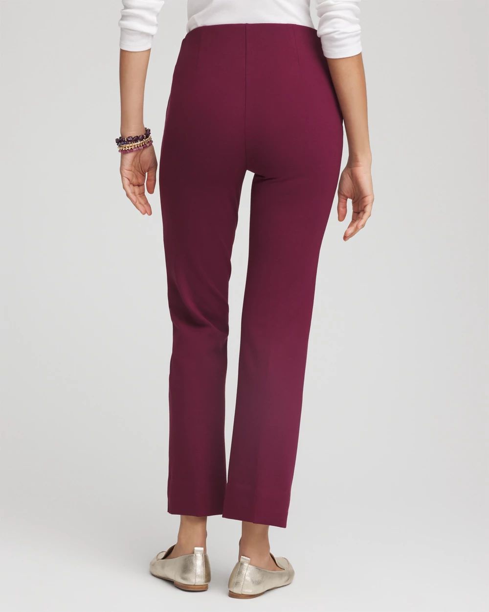 Petite Juliet Straight Ankle Pants