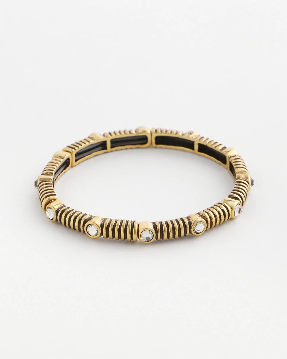Goldtone Stretch Bracelet