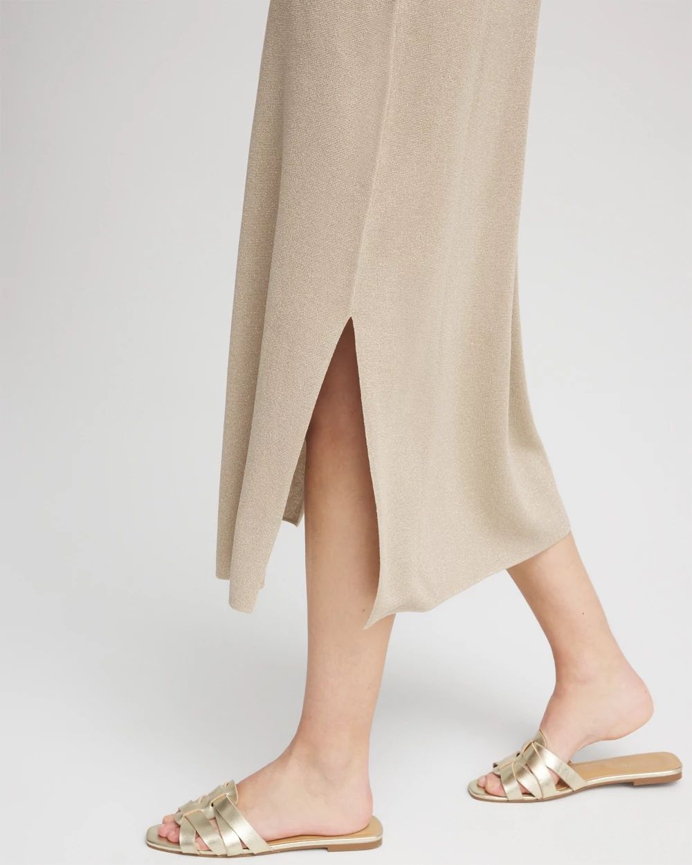 Travelers™ Collection Metallic Tank Dress click to view larger image.