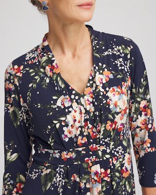 Knit Pleated Maxi Dress click to view larger image.