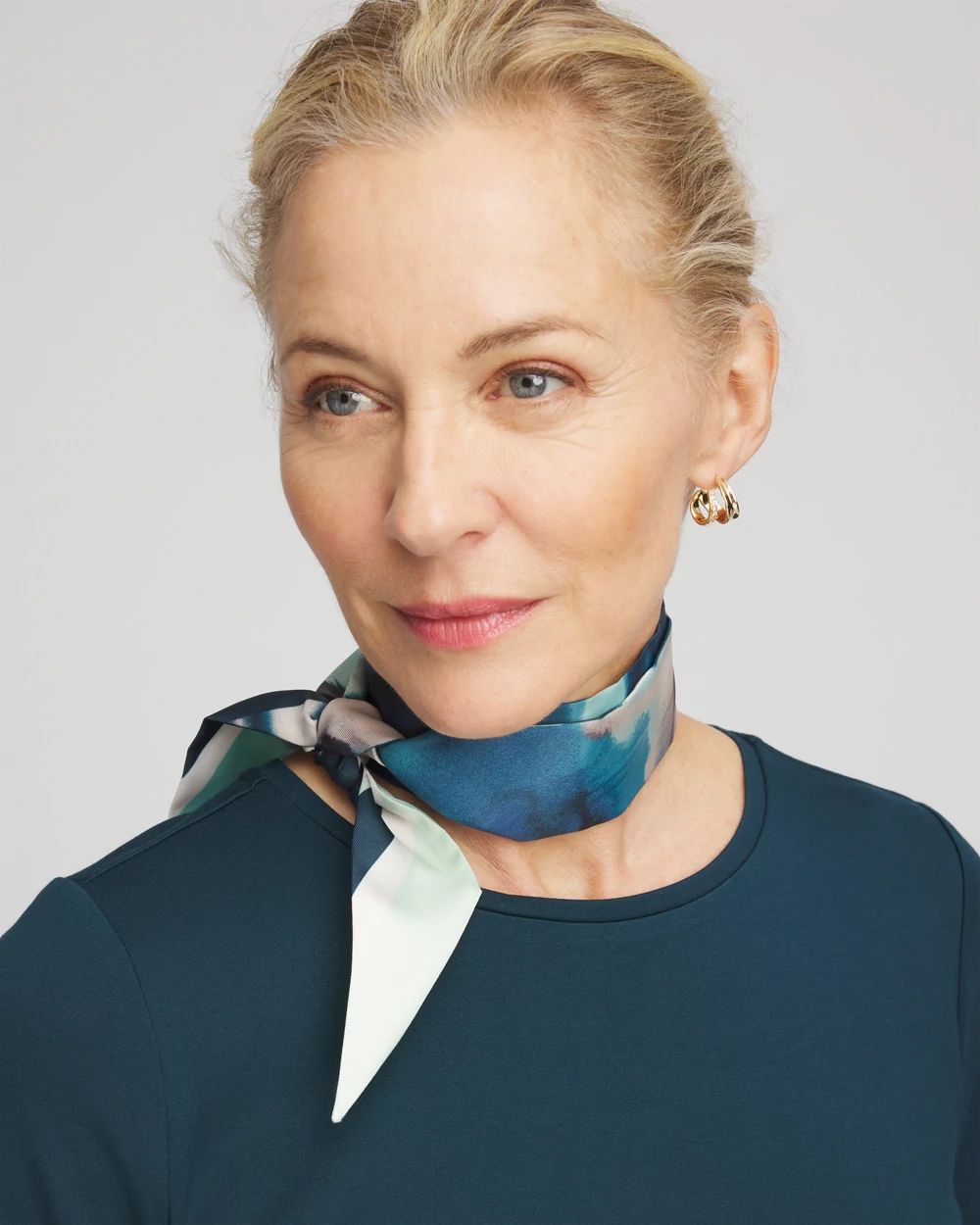 Skylight Double-Sided Skinny Scarf