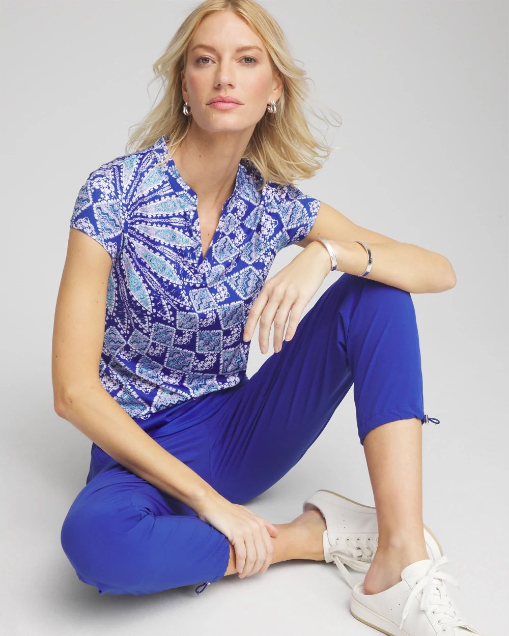 Zenergy® UPF Printed Polo click to view larger image.