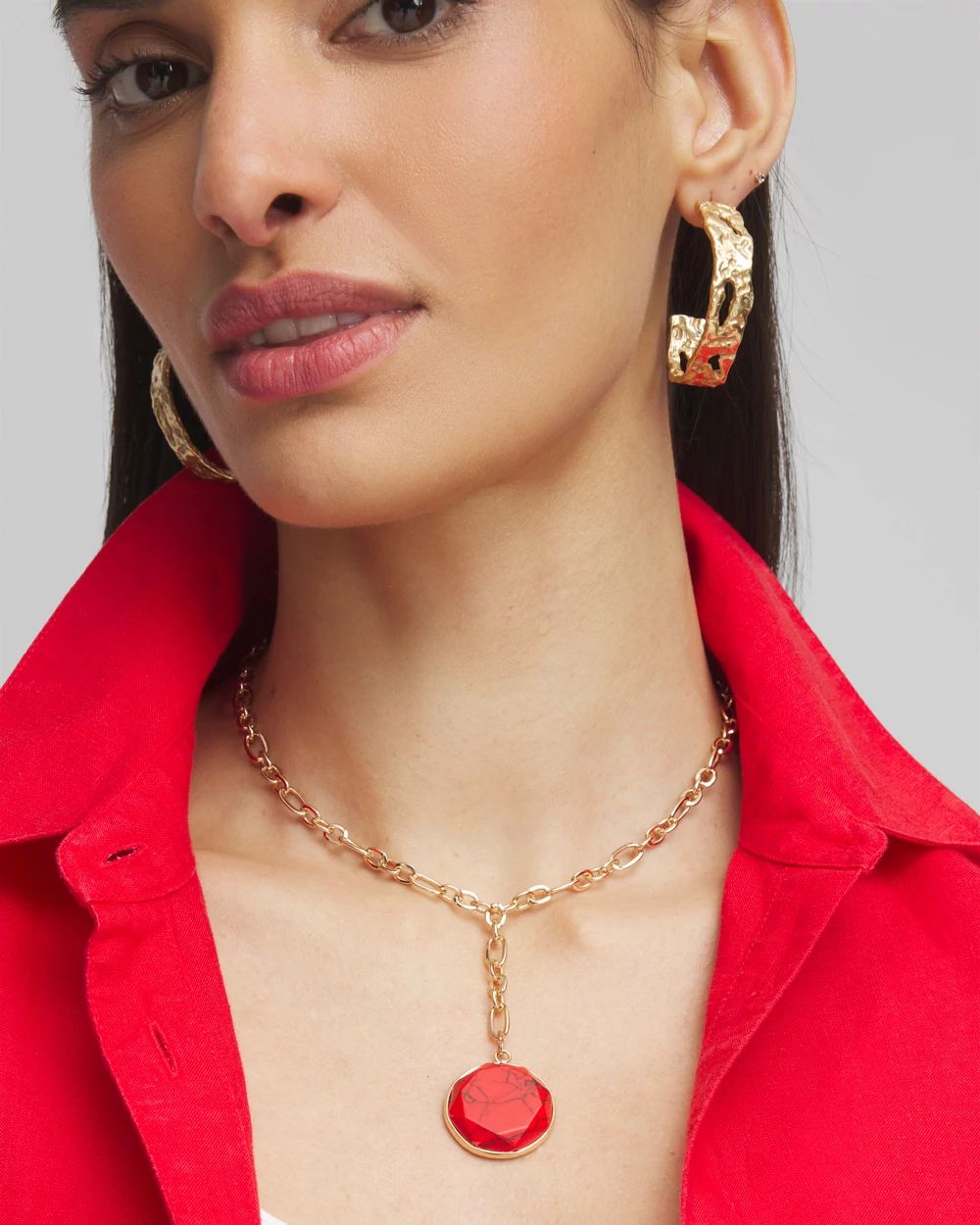 Convertible Beaded Pendant Necklace