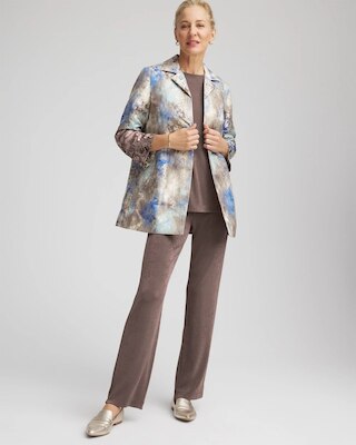 Travelers™ Collection Watercolor Jacquard Jacket click to view larger image.
