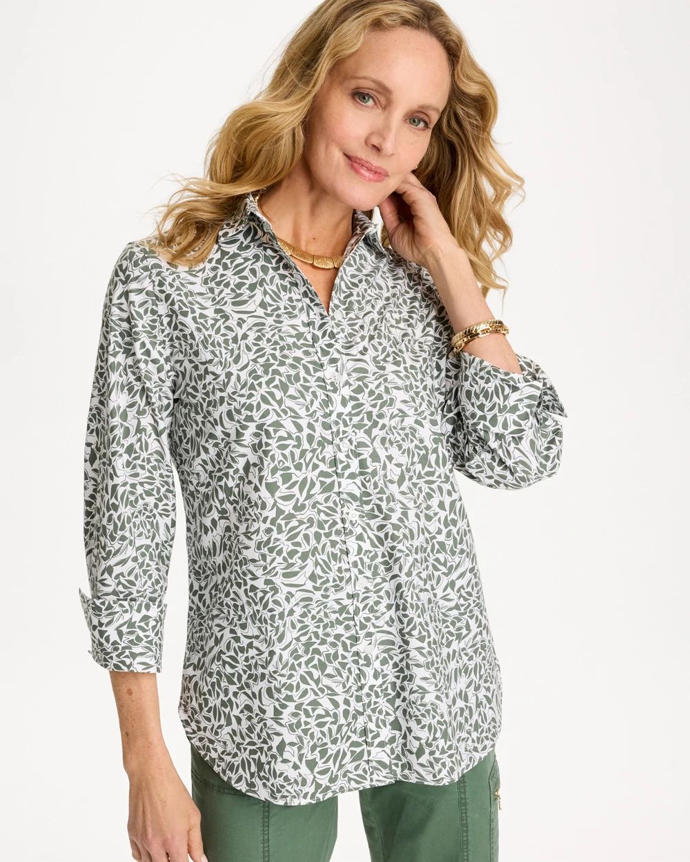 No Iron™ Stretch Fauna Shirt