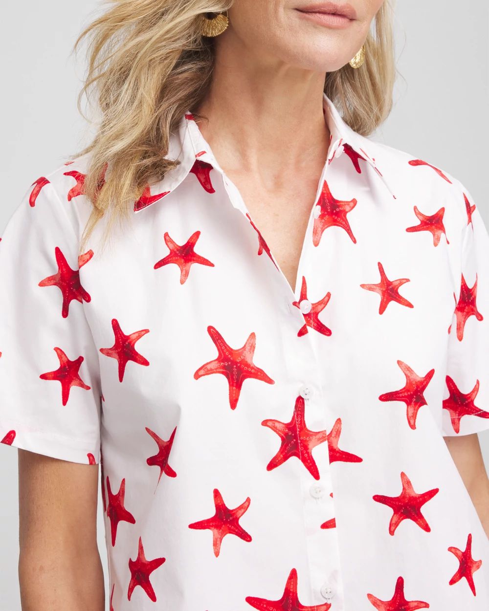 Starfish Short Sleeve Swing Shirt