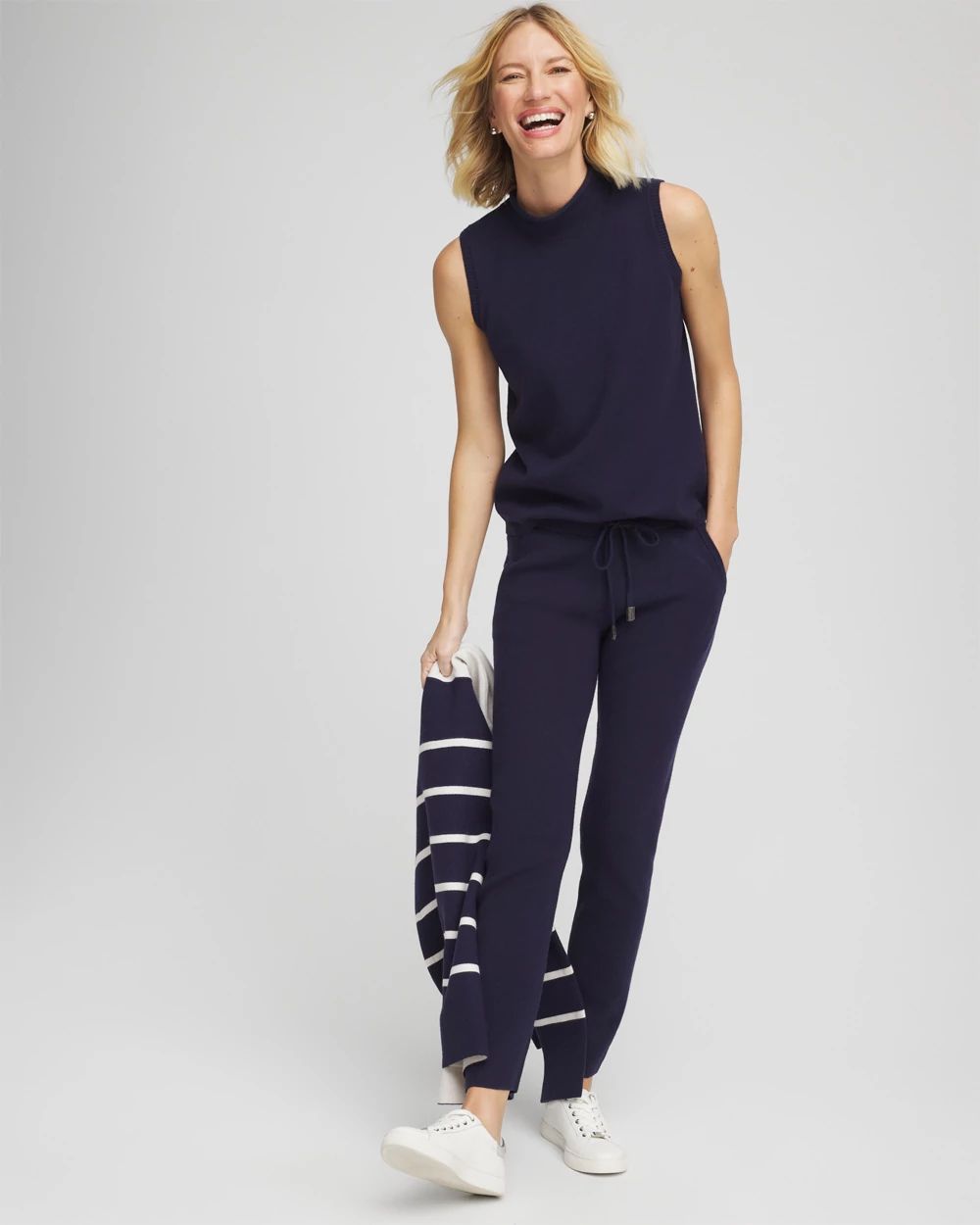 Zenergy® Luxe Sleeveless Mockneck