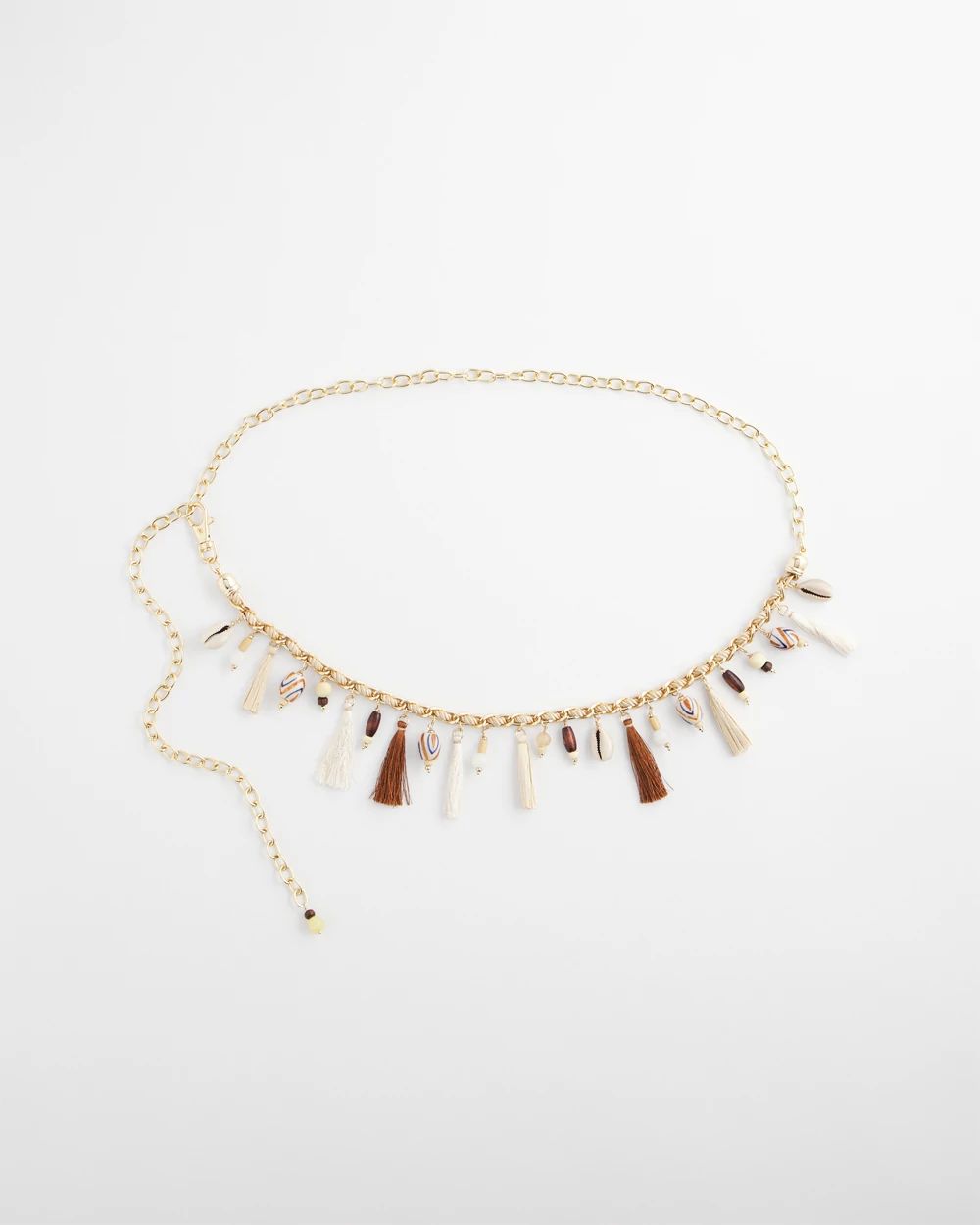 Novelty Beaded Chain Belt