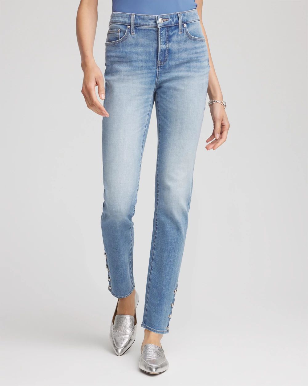 Girlfriend Slim Ankle Jeans