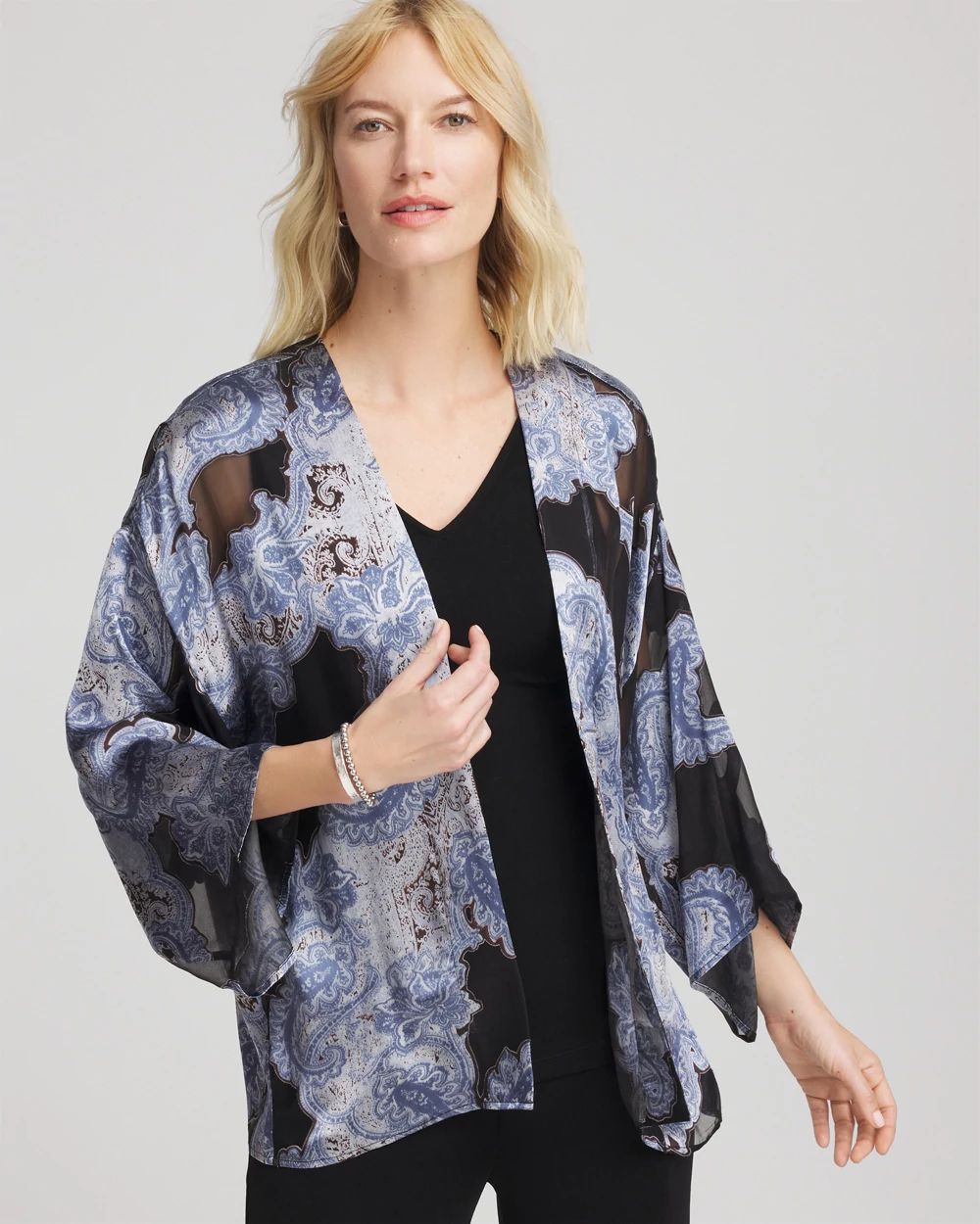 Travelers™ Collection Paisley Burnout Jacket
